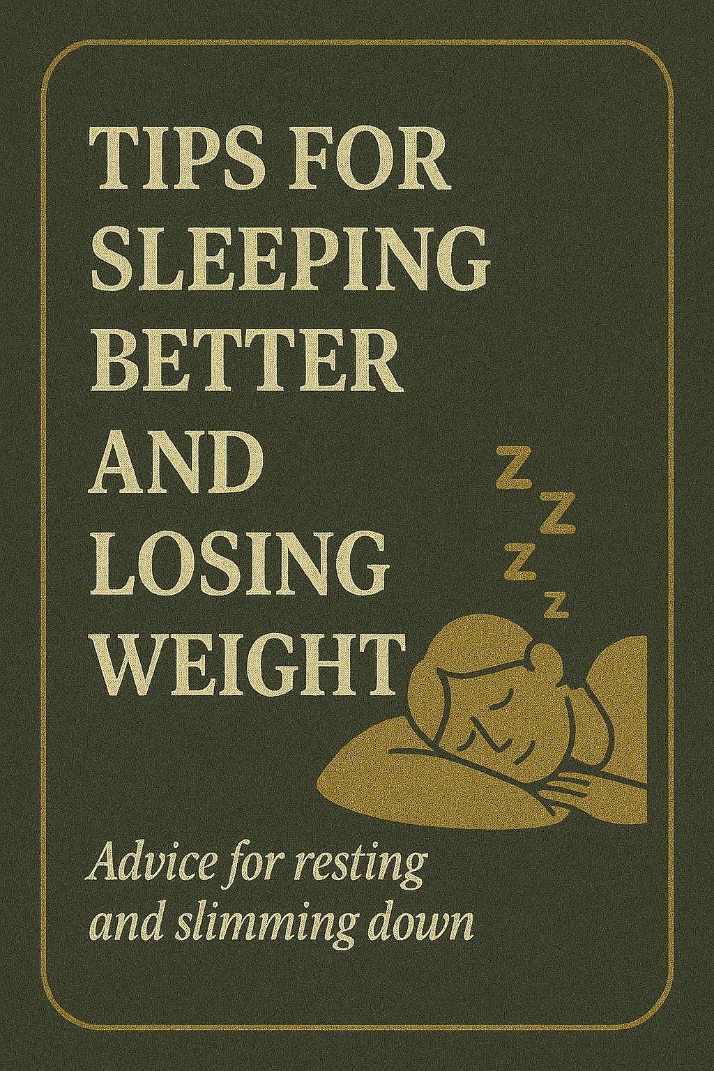 Sleep Better, Lose Weight Naturally