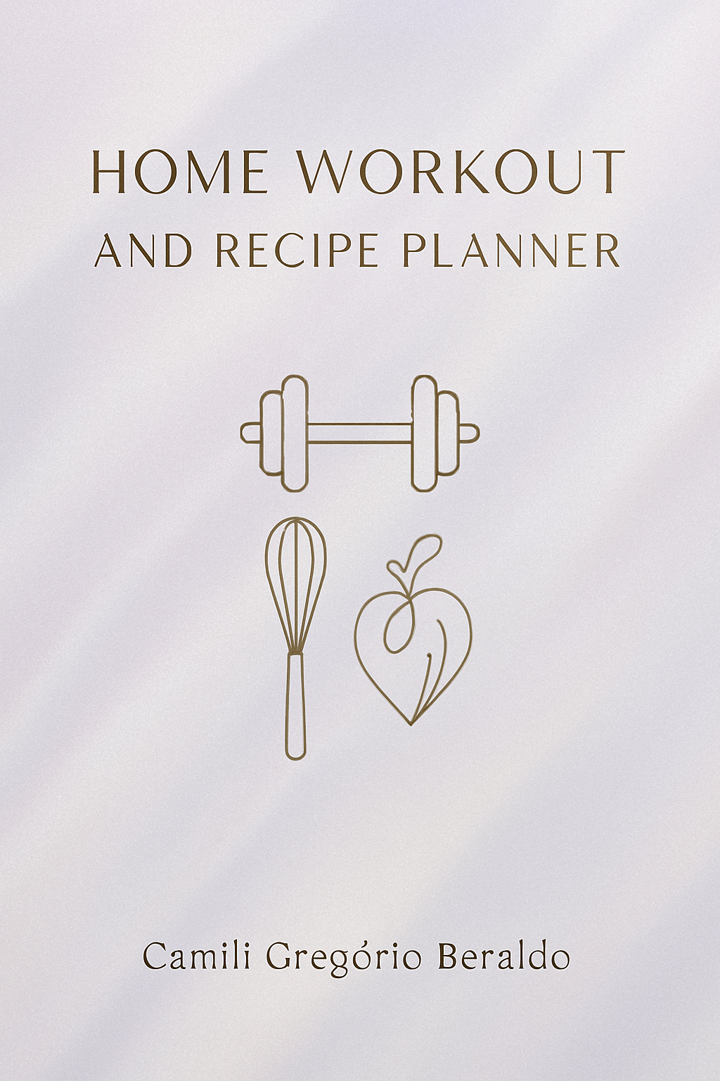 Elegant Wellness Planner – Nutrition, Fitness & Lifestyle Balance